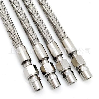 316不锈钢波纹管 4分6分1寸 耐高温高压蒸汽钢丝编