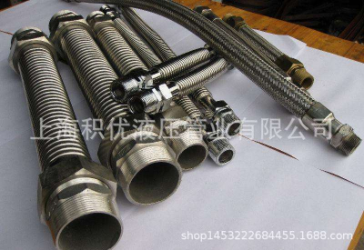 不锈钢波纹管34 6分DN20高温蒸汽软管 燃气暖气管